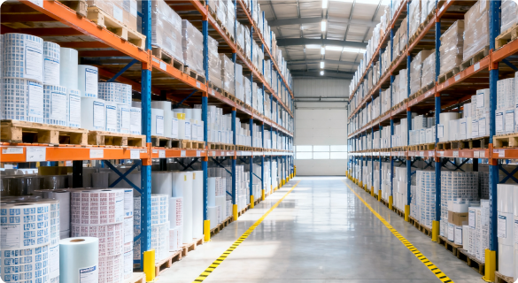 Storage conditions for self-adhesive label materials